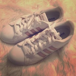 Women’s rose gold Adidas